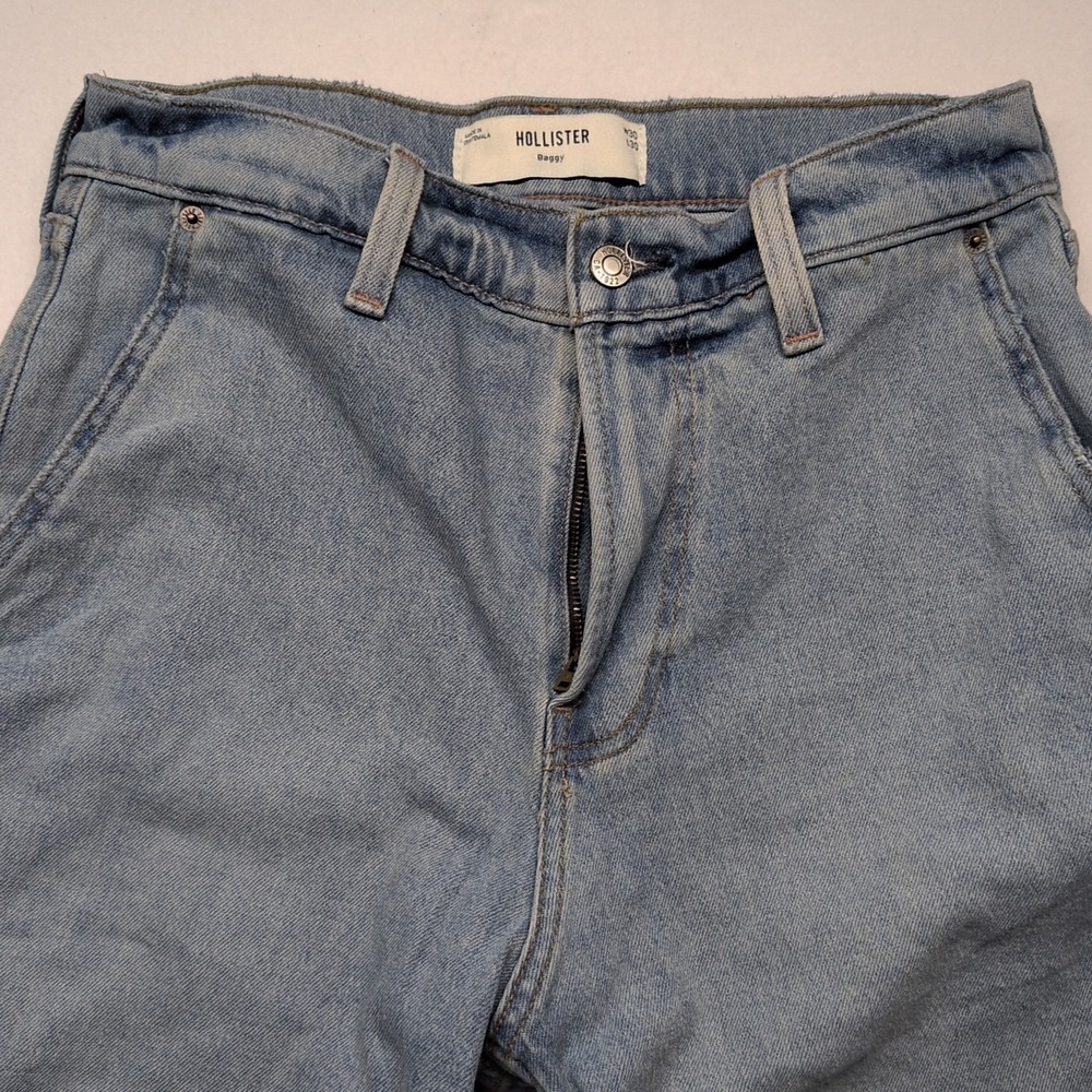Vintage Hollister Jeans Mens Baggy Relaxed Straight Fit Denim Y2K Skateboard